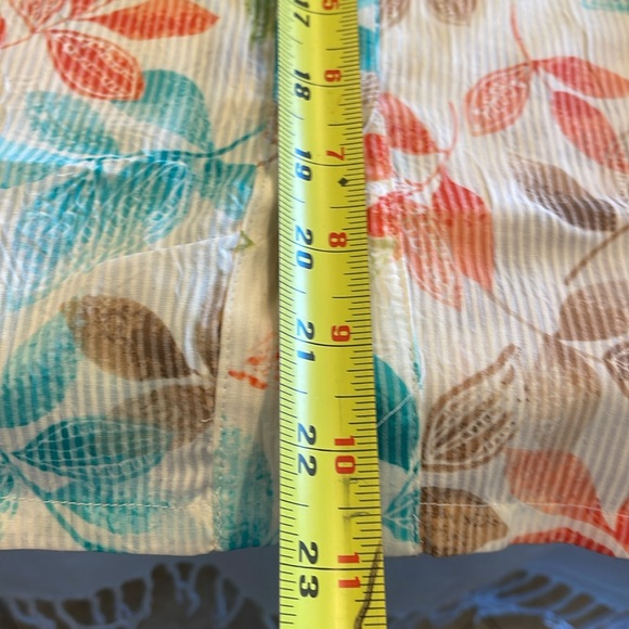 11132 VINTAGE Alfred Dunner floral button down top shirt blouse SZ 16 - Picture 7 of 7